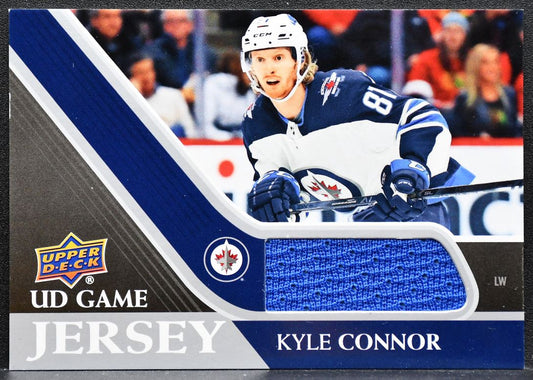 2020-21 Upper Deck Series 1 UD Game Jersey Kyle Connor GJ-KC Jets Jersey 8849