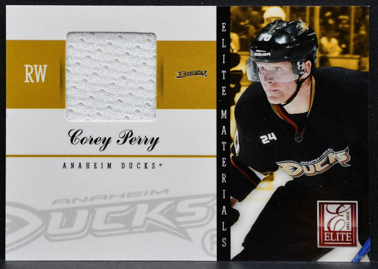 2011-12 Panini Elite Materials Corey Perry 10 Anaheim Ducks Jersey 9884