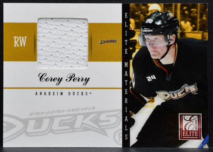2011-12 Panini Elite Materials Corey Perry 10 Anaheim Ducks Jersey 9884