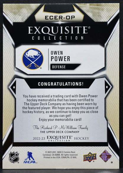 2022-23 UD Black Diamond Exquisite Collection Extra Power RC 131/349 Jersey 4478