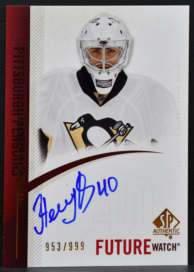 2010-11 SP Authentic Future Watch Auto Pechurski Penguins RC Auto 953/999 7486