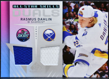 2023-24 SP Game Used 2023 All-Star Skills Dual Jersey Dahlin Sabres Jersey 4846