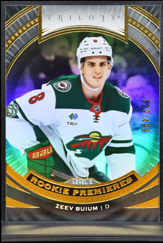 2025-26 UD Extended Trilogy Rookie Prem L2 Buium Wild RC /499 0502
