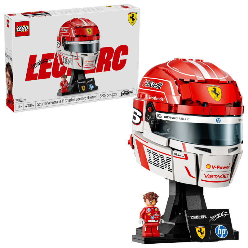 LEGO Scuderia Ferrari HP Charles Leclerc Helmet (43014)