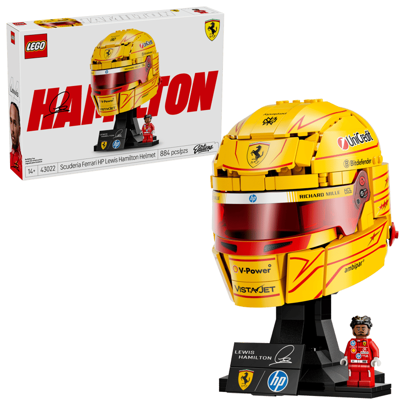 LEGO Scuderia Ferrari HP Lewis Hamilton Helmet (43022)