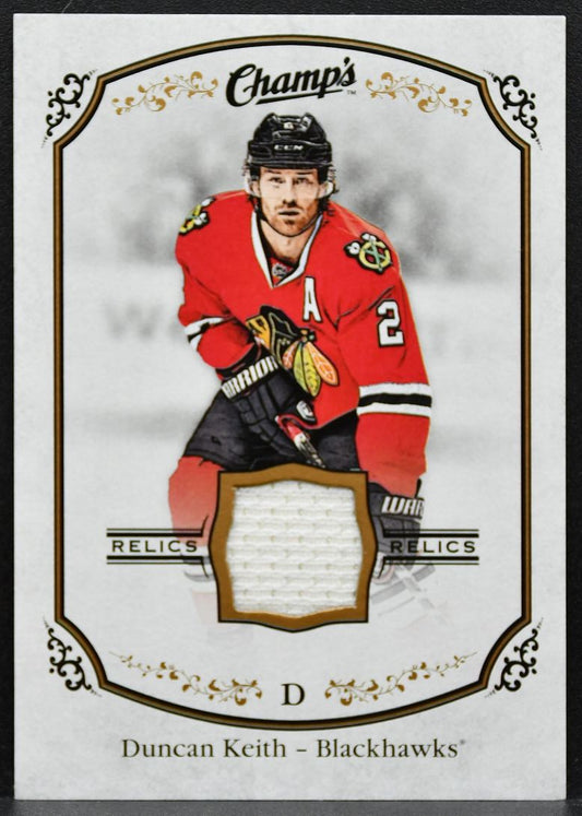 2015-16 Upper Deck Champ's Jerseys Duncan Keith J-DK Blackhawks Jersey 3240