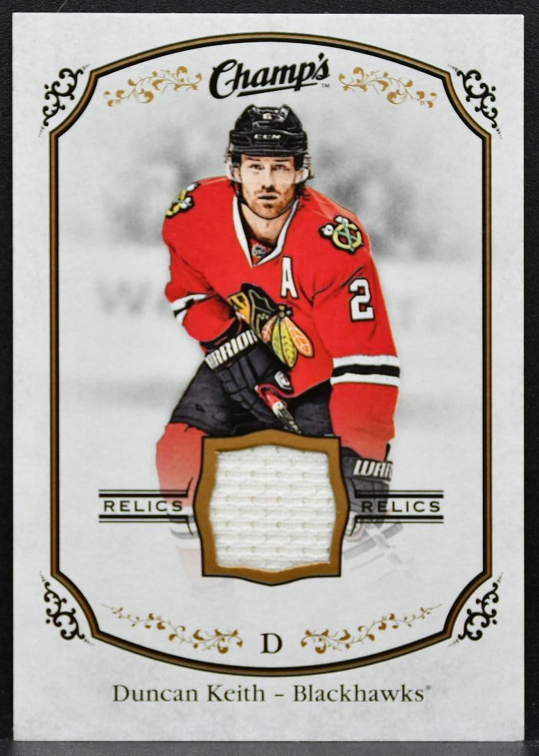 2015-16 Upper Deck Champ's Jerseys Duncan Keith J-DK Blackhawks Jersey 3240
