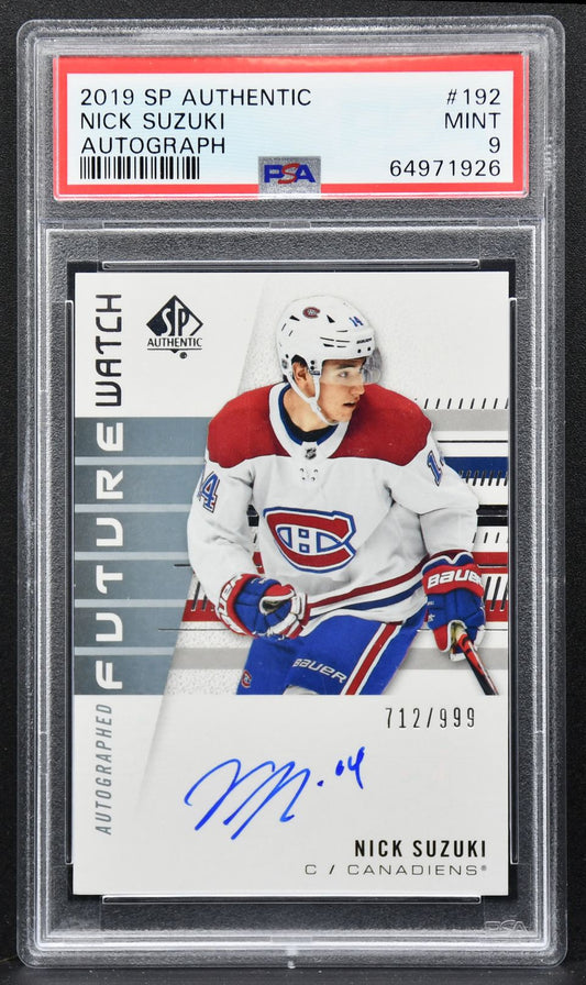 2019-20 SP Authentic Future Watch Auto Nick Suzuki 192 RC Auto 712/999 2415