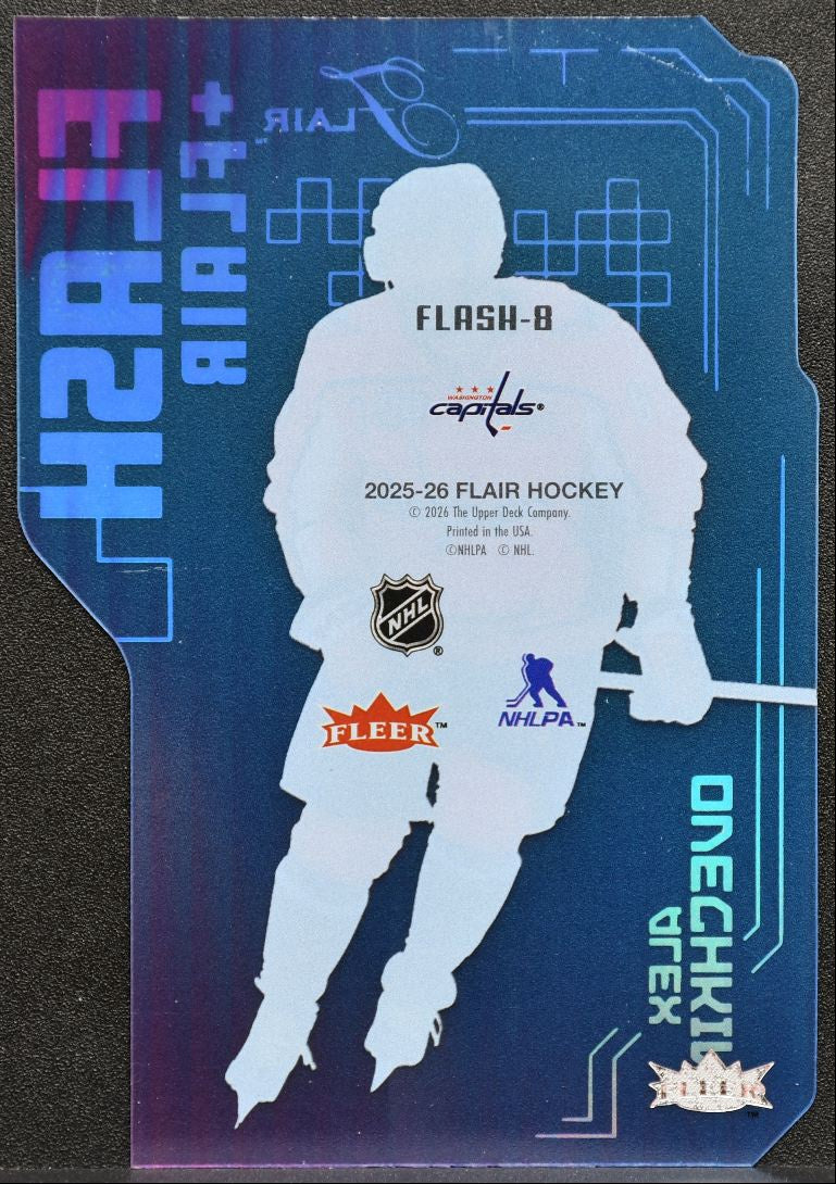 2025-26 Flair Fleer Flash + Flair (Flash) Alex Ovechkin FLASH-8 Capitals 2904