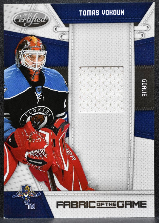2010-11 Panini Certified Fabric of the Game Tomas Vokoun 247/250 Jersey 2523