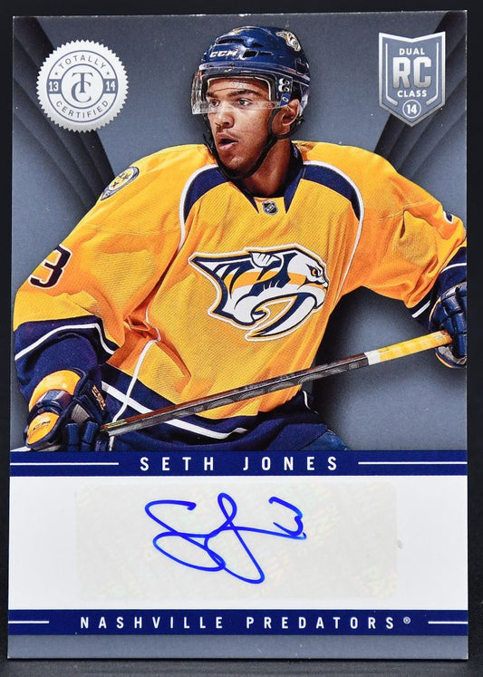2013-14 Panini Totally Certified Rookie Auto Seth Jones TR-SJ RC Auto