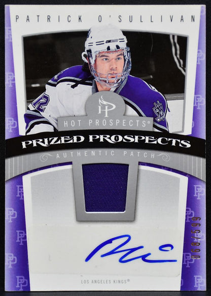 2006-07 Fleer Hot Prospects Prized O'Sullivan Kings RC Auto 066/599 Patch 2872