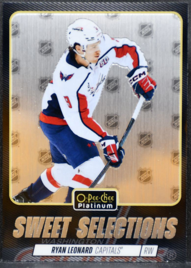 2025-26 O-Pee-Chee Platinum Sweet Selections Ryan Leonard SS-2 Capitals RC 6666