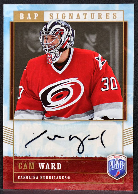 2006-07 UD Be A Player Signatures Cam Ward CW Carolina Hurricanes Auto