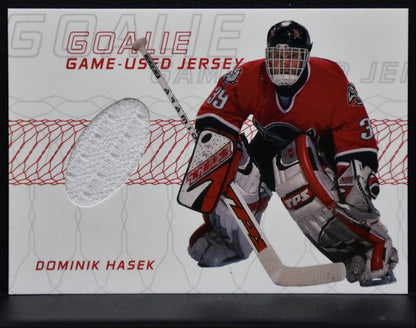 2001-02 In The Game Be A Player Goalie Jersey Dominik Hasek Sabres Jersey 6392