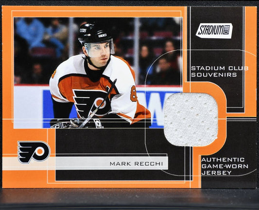 2001-02 Topps Stadium Club Souvenirs Jersey Recchi Flyers Jersey 0086