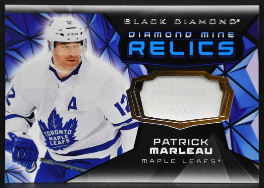 25-26 UD Black Diamond Mine Relics Patrick Marleau DMR-PM Maple Leafs Jersey 2615