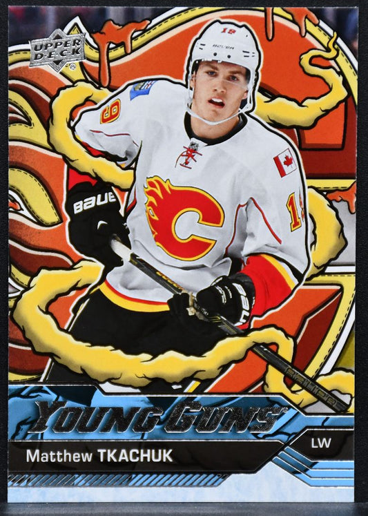 2024-25 UD Series 2 Young Guns Renewed Matthew Tkachuk 231 Calgary Flames #2