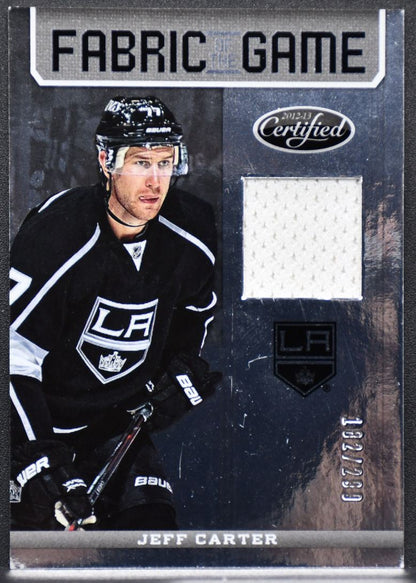 12-13 Panini Certified Fabric of the Game Jeff Carter Kings /299 Jersey 2937
