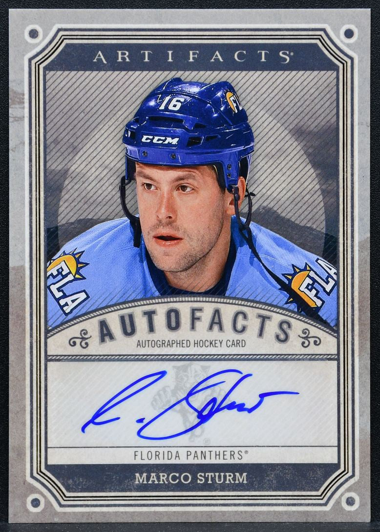 2013-14 Upper Deck Artifacts Autofacts Marco Sturm A-MS Auto 4778