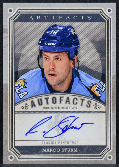 2013-14 Upper Deck Artifacts Autofacts Marco Sturm A-MS Auto 4778