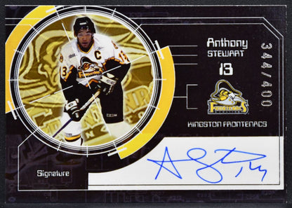 2005-06 Extreme Kingston Frontenacs Stewart 13 Frontenacs Auto 344/400 0584