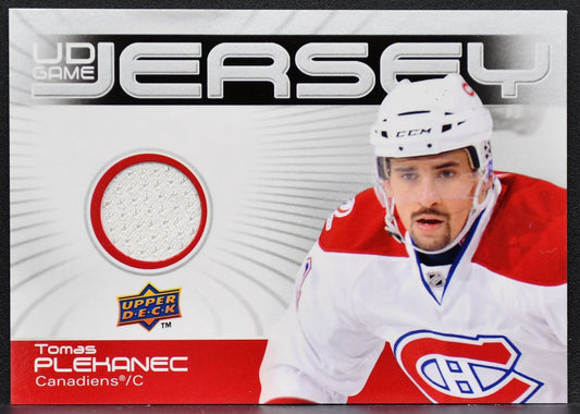 2010-11 Upper Deck Game Jerseys Tomas Plekanec GJ-TP Montreal Canadiens Jersey 2936