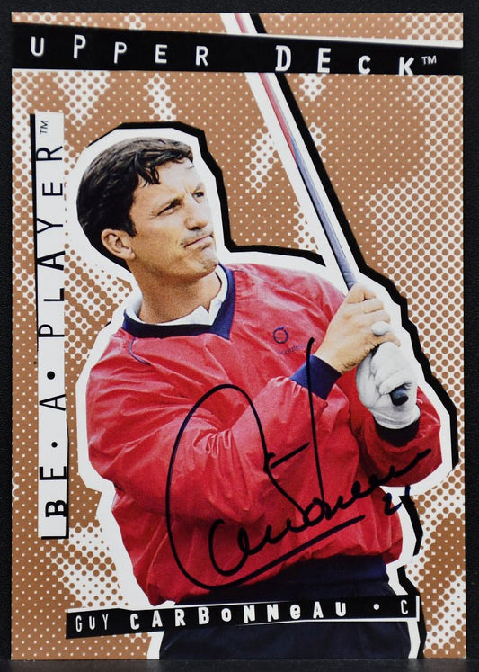 1994-95 UD Be A Player Autograph Guy Carbonneau 106 St. Louis Blues