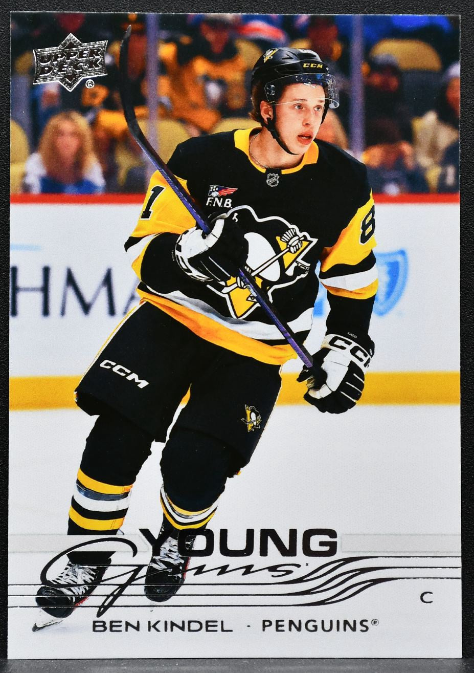 2025-26 Upper Deck Series 2 Young Guns Ben Kindel 453 Penguins RC 3697