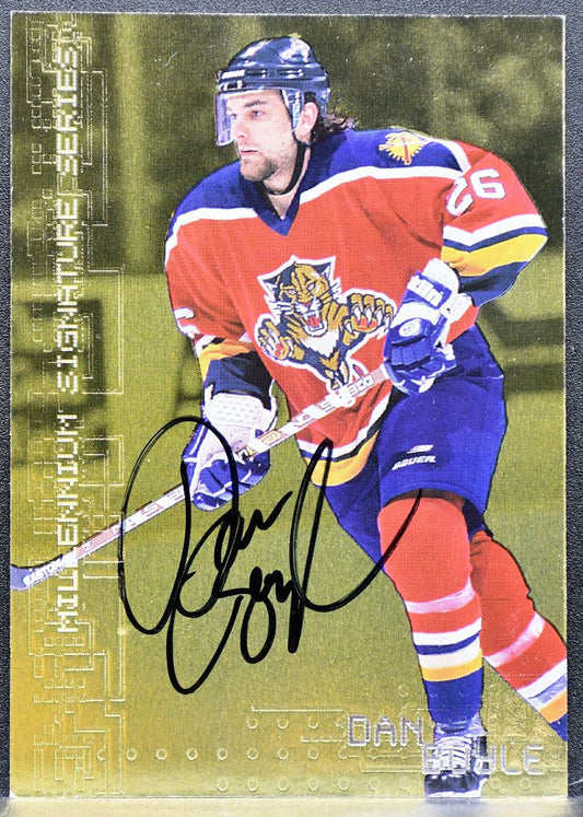 1999-100 Be a Player Millennium Autographs Gold Dan Boyle 114 Panthers Auto 1405