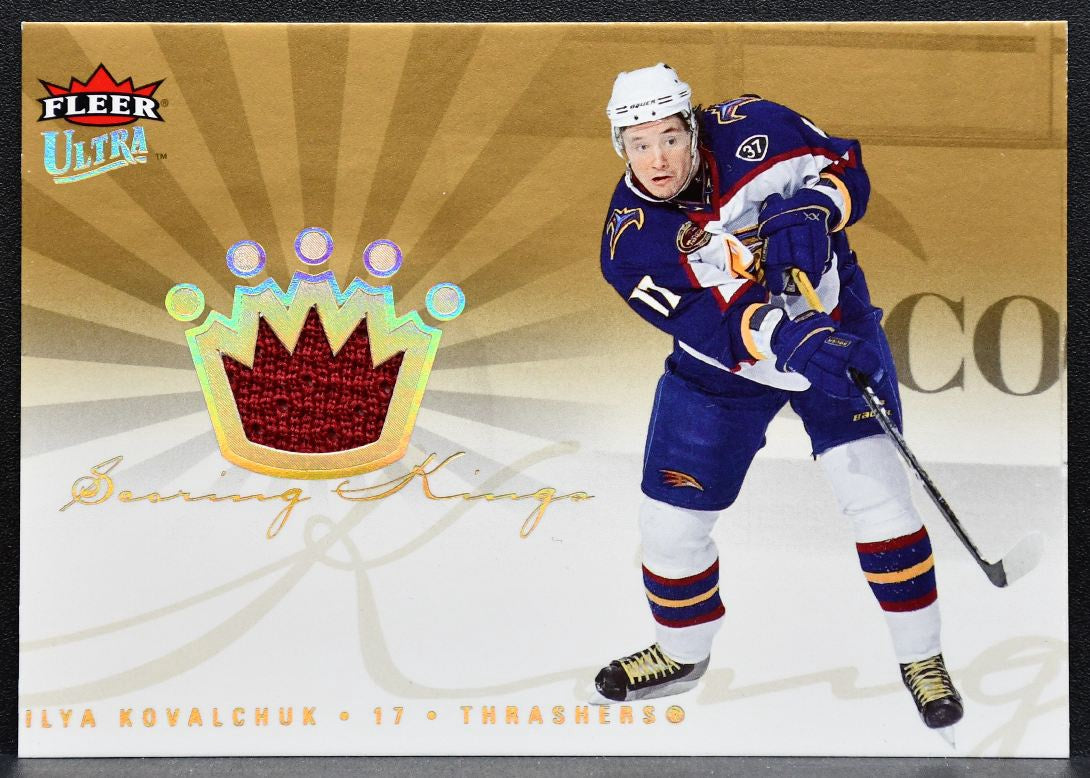 2005-06 Fleer Ultra Scoring Kings Jerseys Ilya Kovalchuk Thrashers Jersey 4621