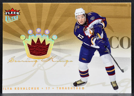 2005-06 Fleer Ultra Scoring Kings Jerseys Ilya Kovalchuk Thrashers Jersey 4621