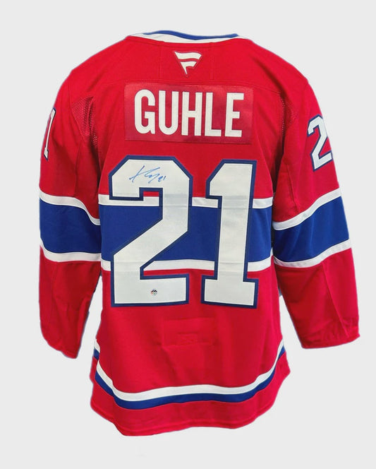 Kaiden Guhle Autographed Fanatics Premium Jersey