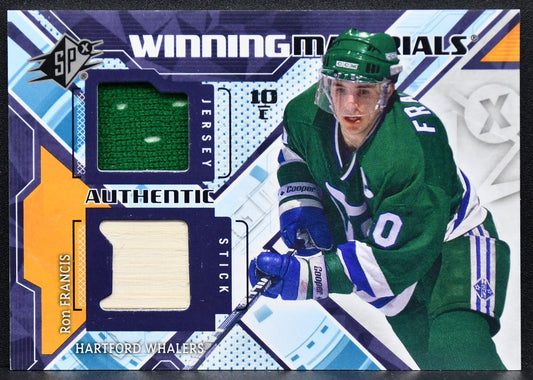 2013-14 SPx Winning Materials Ron Francis WM-RF Jersey / Stick 8661