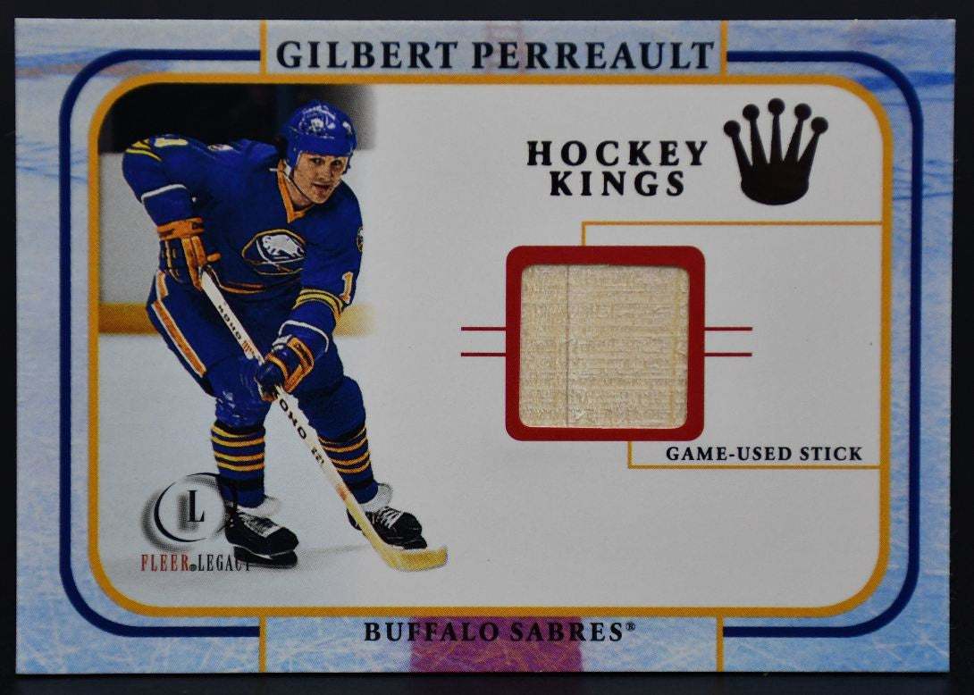 2001-02 Fleer Legacy Hockey Kings Gilbert Perreault Hockey Stick