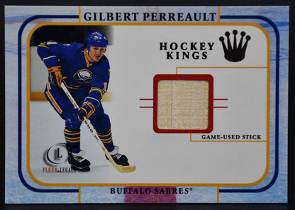 2001-02 Fleer Legacy Hockey Kings Gilbert Perreault Hockey Stick