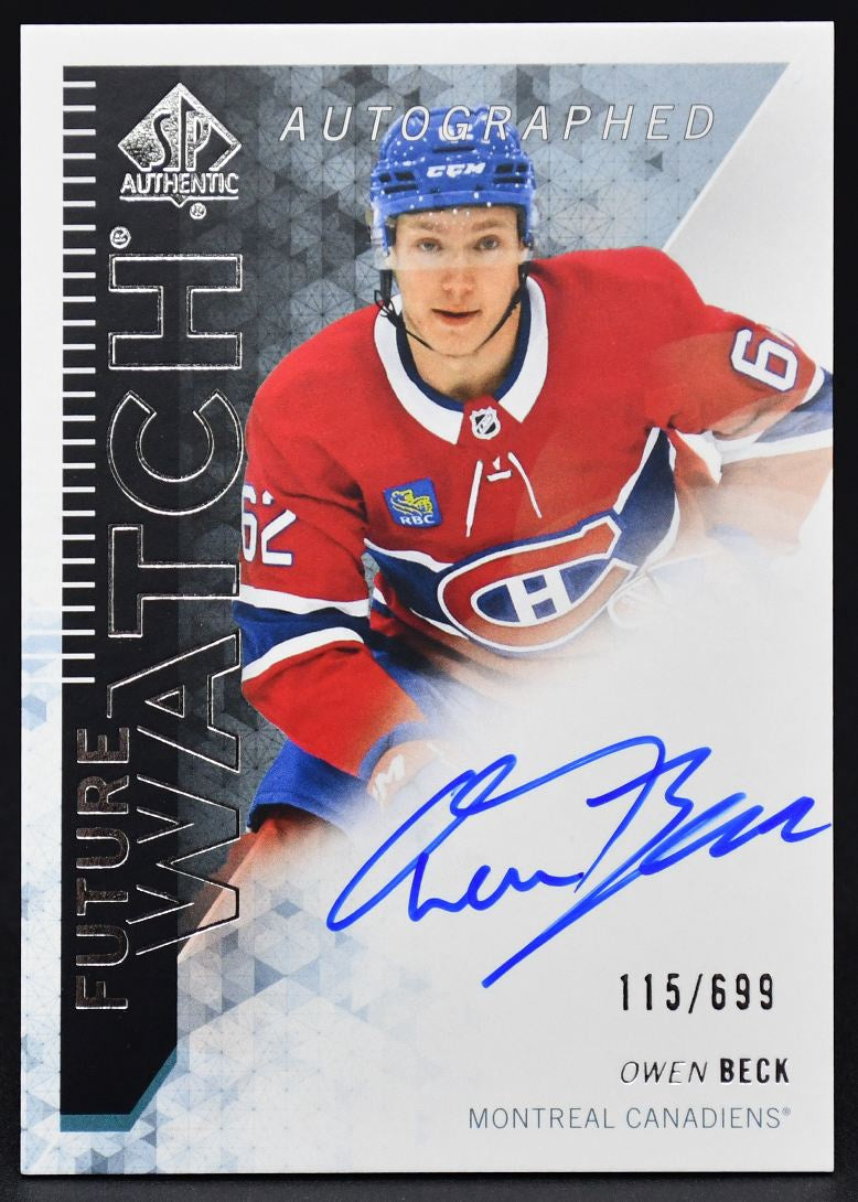 2024-25 SP Authentic Update 2013-14 Retro Autographed Future Watch Beck 115/699