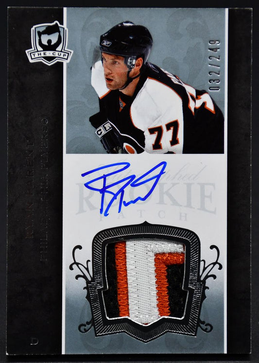 2007-08 UD The Cup Autograped Rookie Patch Ryan Parent 142 RC Auto 032/249 Patch