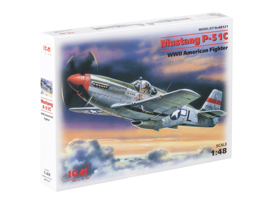 ICM 1/48 Mustang P-51C, WWII American Fighter