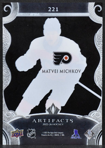 2025-26 Upper Deck Artifacts Update - Clear Cut Rookies Matvei Michkov 221 3115