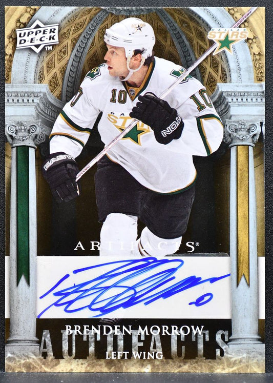2009-10 Upper Deck Artifacts Autofacts Brenden Morrow AF-BM Stars Auto 9334