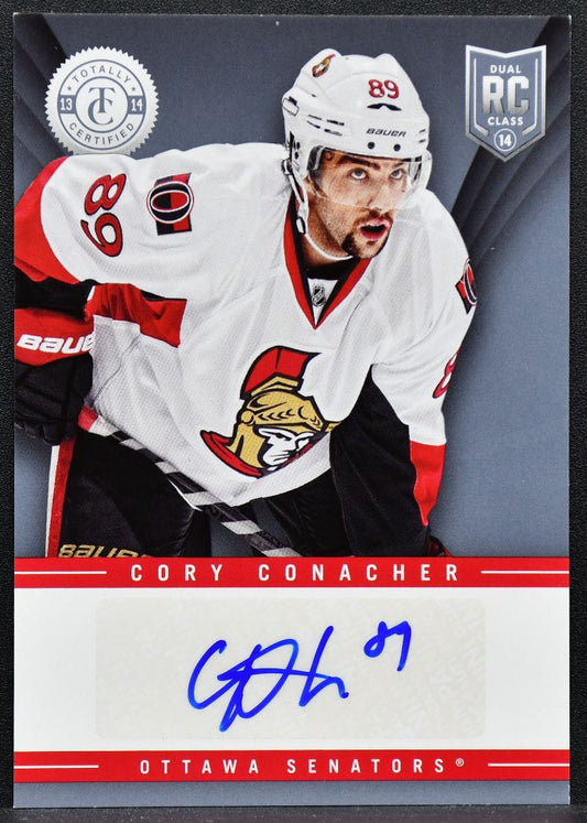 2013-14 Panini Totally Certified Rookie Signatures Conacher TR-CC RC Auto 4419