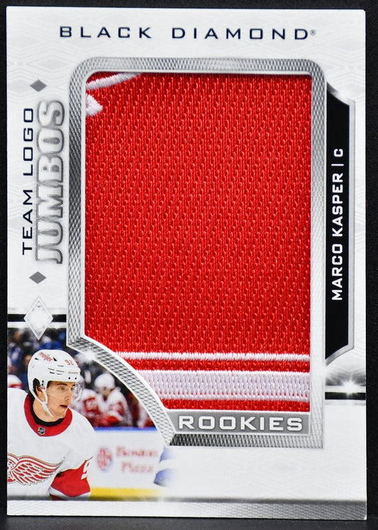 2023-24 UD Black Diamond Marco Kasper RTL-MK Detroit Red Wings RC Patch