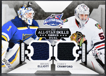 2015-16 SP Game Used 2015 All-Star Fabrics Duals Elliott/Crawford Jersey 2219