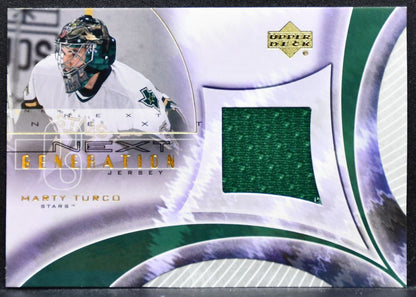 2001-02 Upper Deck Next Generation Marty Turco GJ-MT Dallas Stars Jersey 8437
