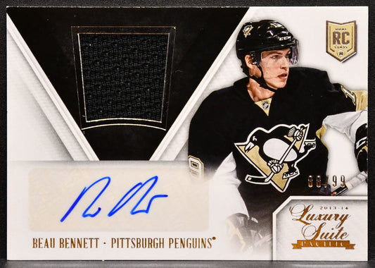2013-14 Panini Rookie Anthology Luxury Suite Auto Beau Bennett RC Auto 7200