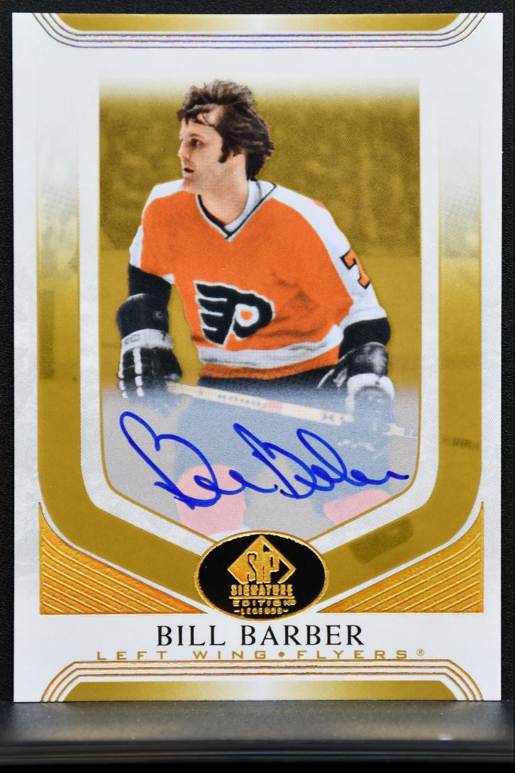 2020-21 SP Signature Edition Legends Gold Spectrum FoilAuto Barber Auto 2843