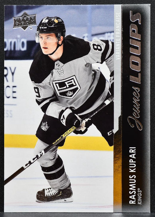 2021-22 UD Series 1 Young Guns Variante Francaise Rasmus Kupari Kings RC 2843