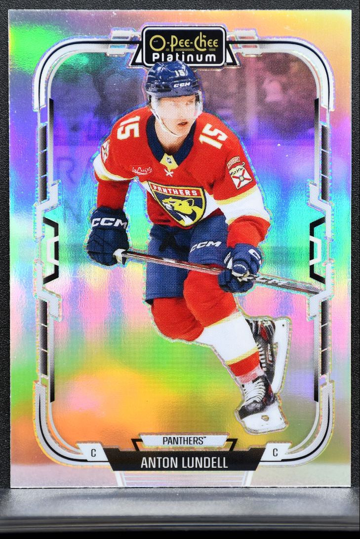 2025-26 O-Pee-Chee Platinum Rainbow Anton Lundell 161 Florida Panthers 3840