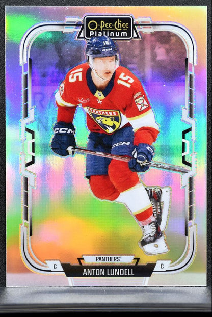 2025-26 O-Pee-Chee Platinum Rainbow Anton Lundell 161 Florida Panthers 3840